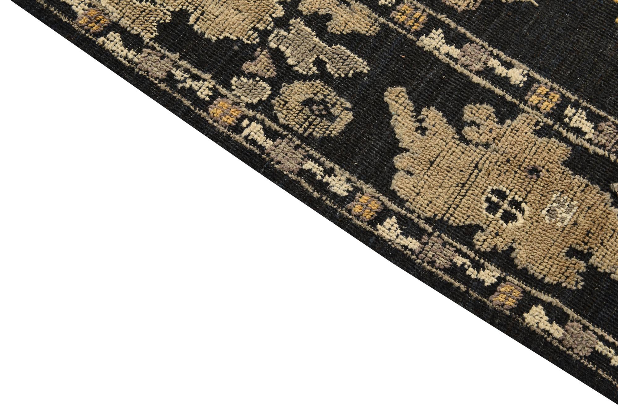 9' 3 x 12' 4 Hand Knotted Oushak Wool Rug