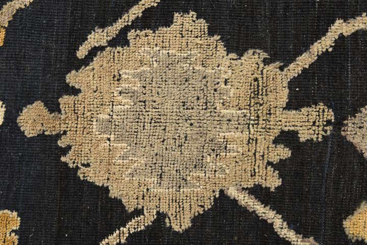 9' 3 x 12' 4 Hand Knotted Oushak Wool Rug