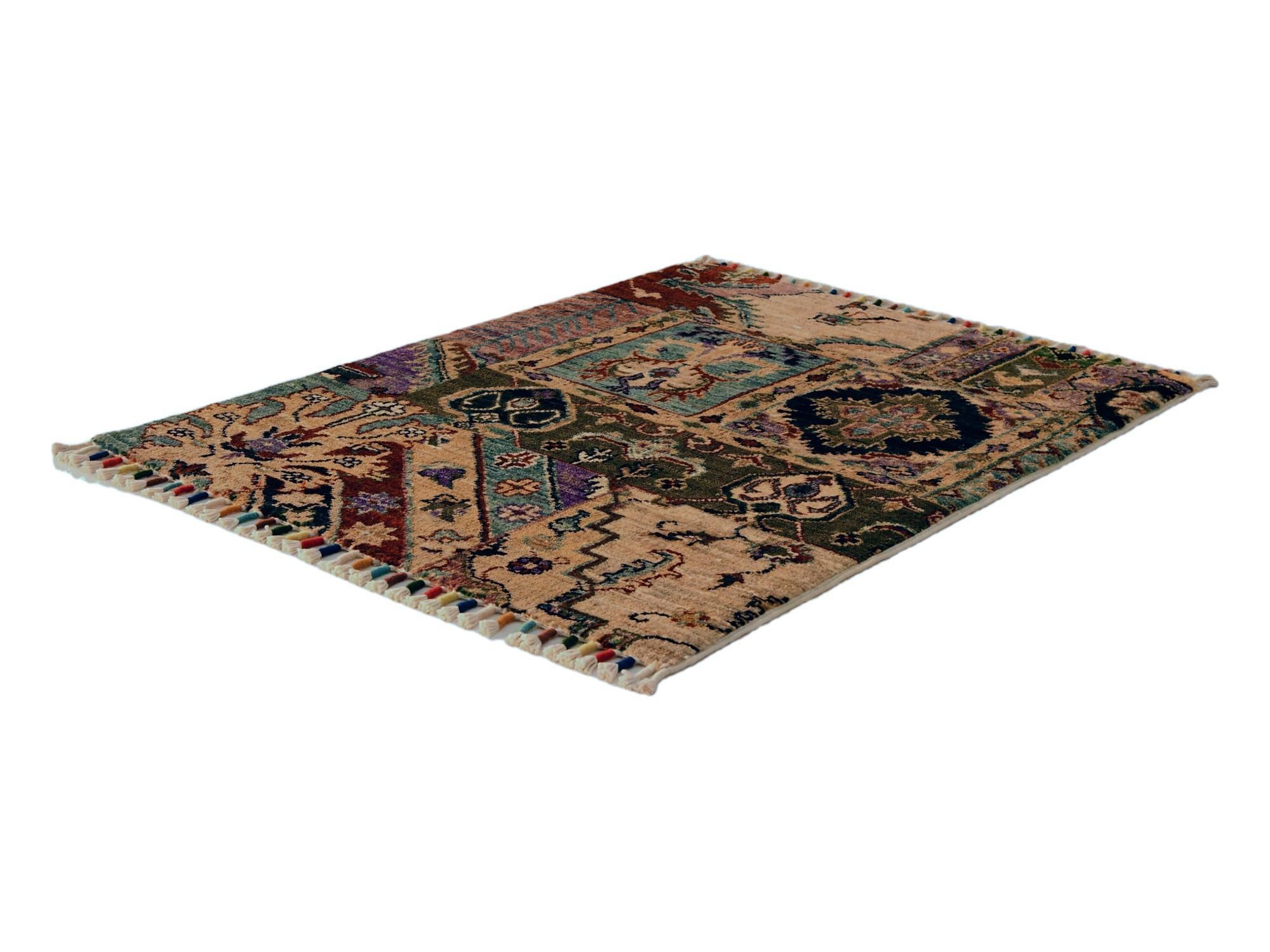 2' 1 x 2' 11 Hand Knotted Patchwork Rug