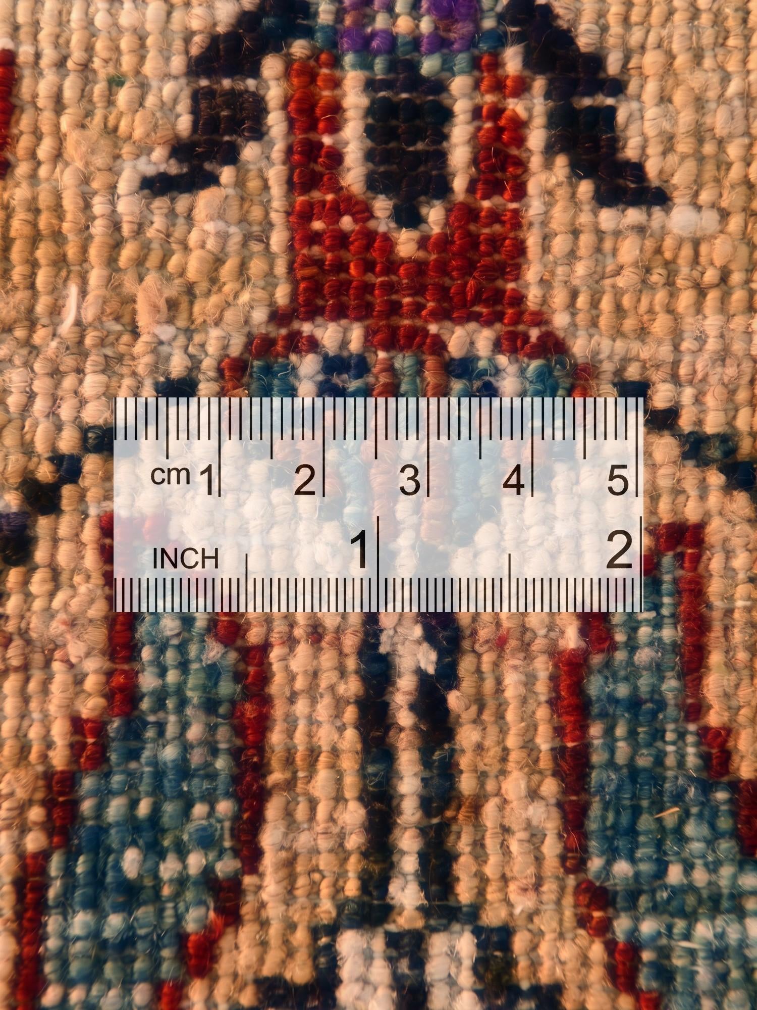 2' 1 x 2' 11 Hand Knotted Patchwork Rug