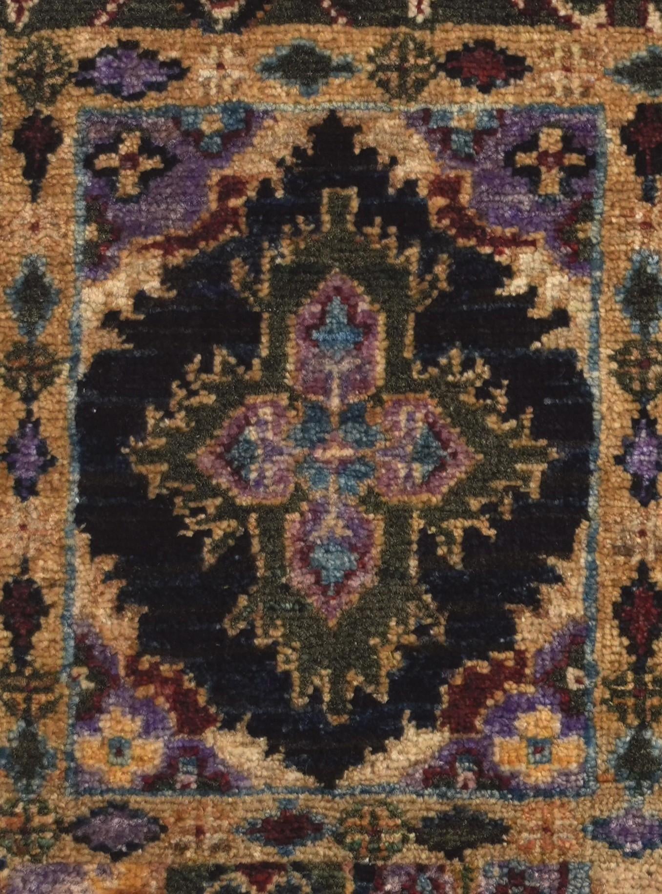 2' 1 x 2' 11 Hand Knotted Patchwork Rug