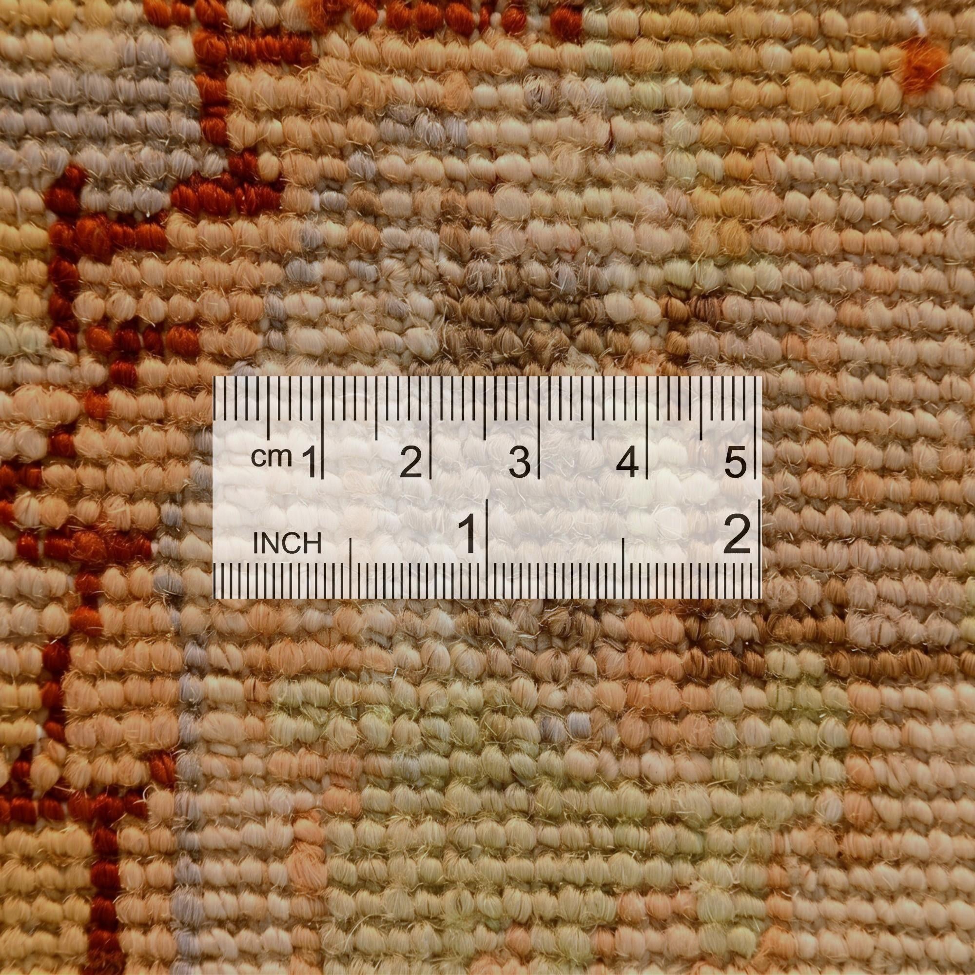 7' 10 x 9' 9 Hand Knotted Pershawar Ziegler Rug