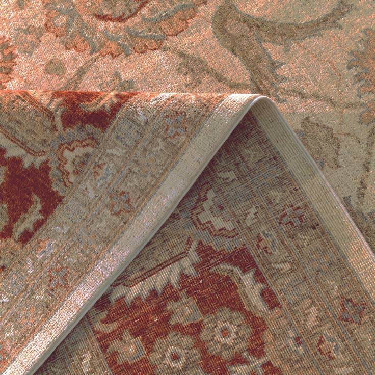 Detail image of 9' x 12' Hand Knotted Pershawar Ziegler Rug
