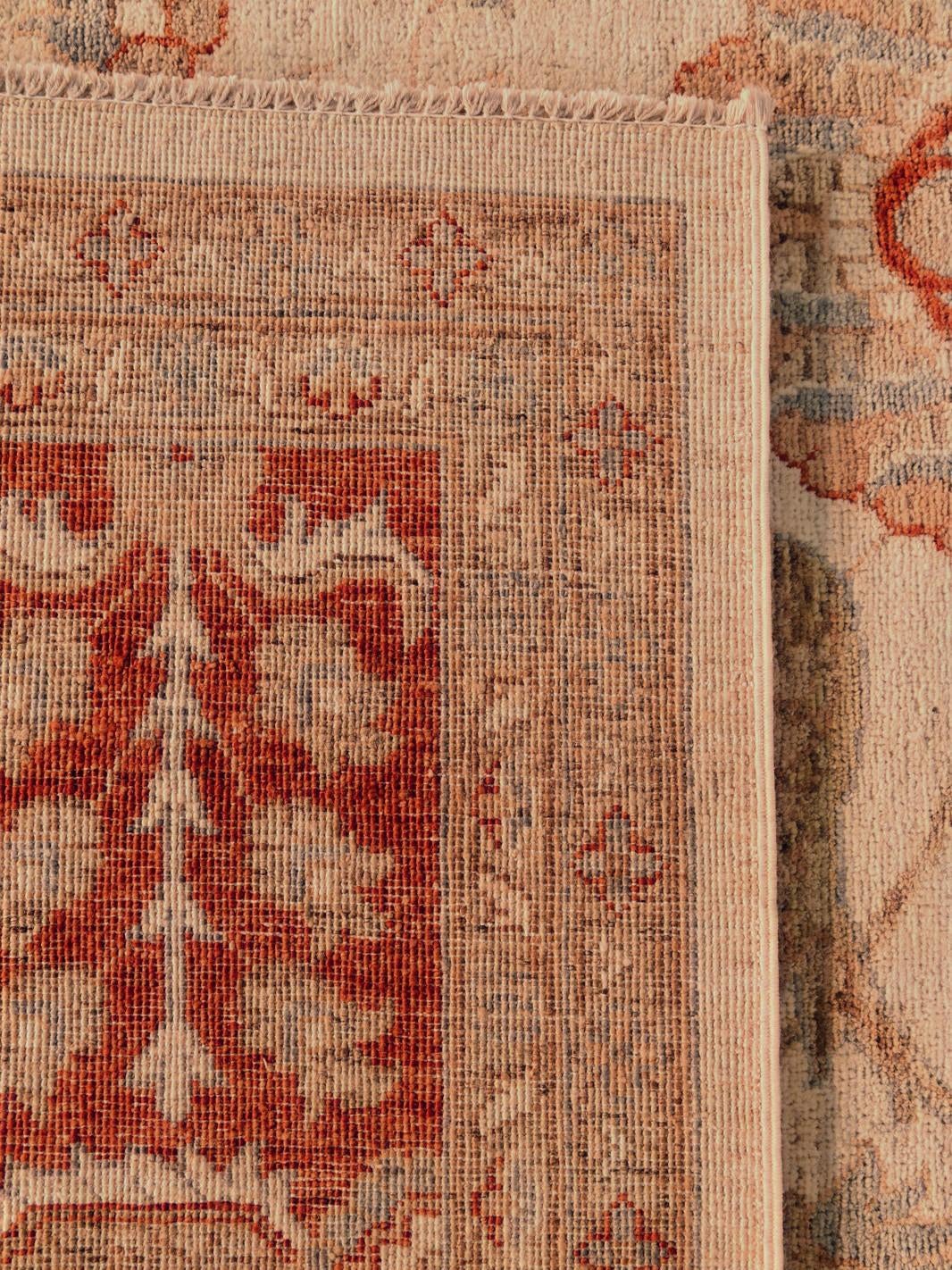 9' x 12' Hand Knotted Pershawar Ziegler Rug