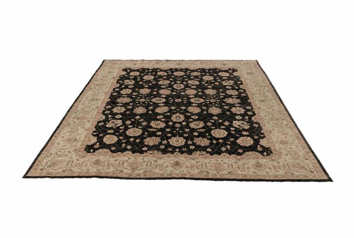 8' 2 x 9' 10 Hand Knotted Pershawar Ziegler Rug