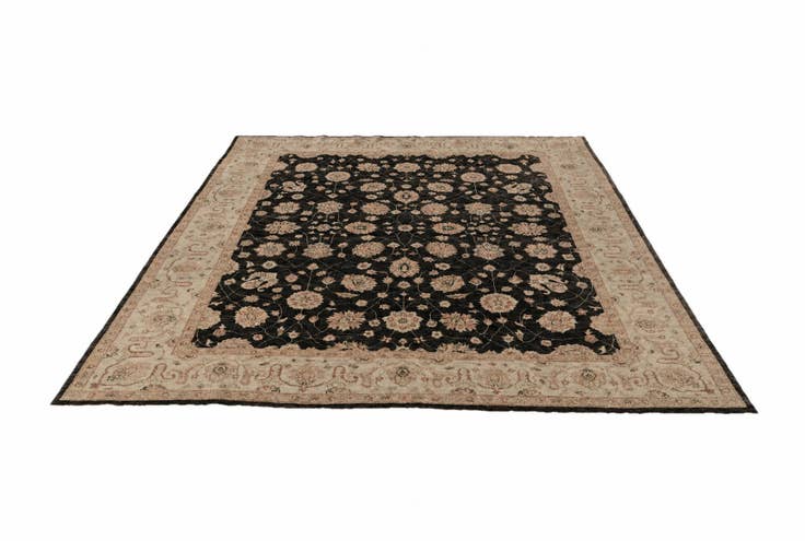Detail image of 8' 2 x 9' 10 Hand Knotted Pershawar Ziegler Rug