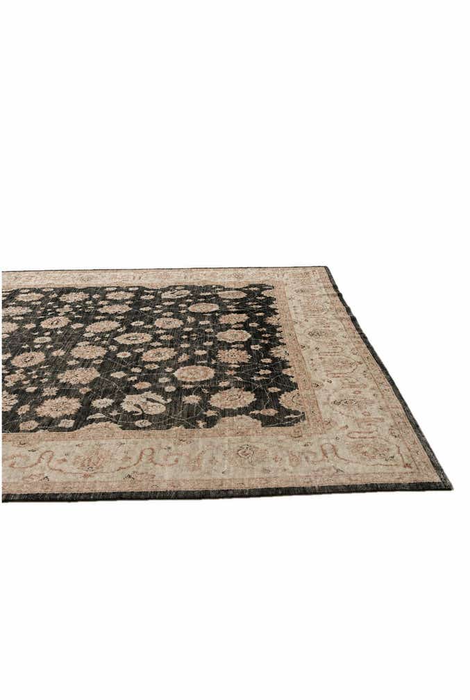 8' 2 x 9' 10 Hand Knotted Pershawar Ziegler Rug