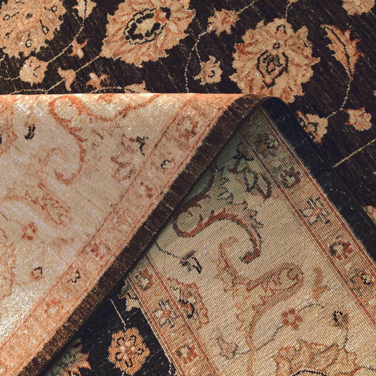 Detail image of 8' 2 x 9' 10 Hand Knotted Pershawar Ziegler Rug