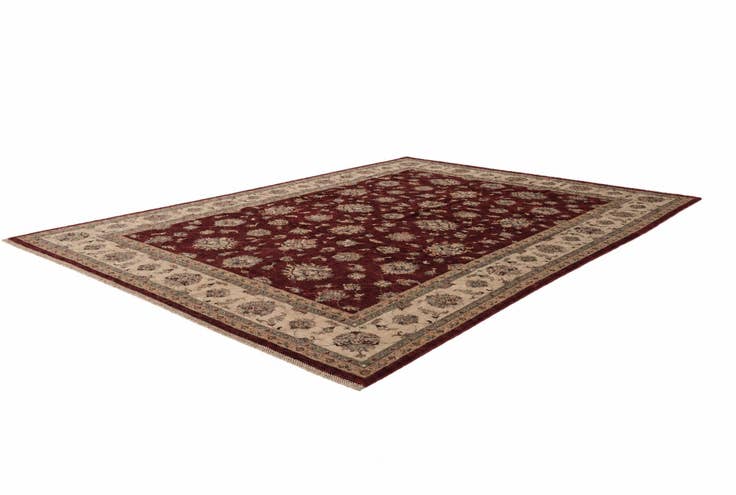 Detail image of 8' 10 x 12' 5 Hand Knotted Pershawar Ziegler Rug