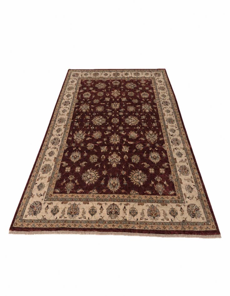 Detail image of 8' 10 x 12' 5 Hand Knotted Pershawar Ziegler Rug