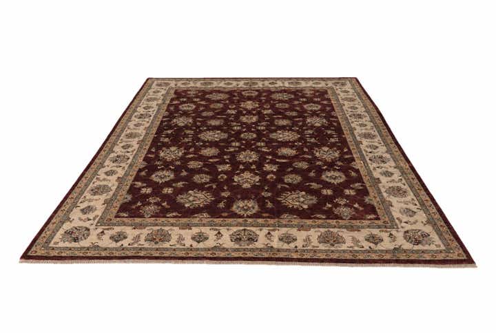 8' 10 x 12' 5 Hand Knotted Pershawar Ziegler Rug