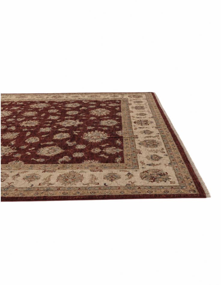 Detail image of 8' 10 x 12' 5 Hand Knotted Pershawar Ziegler Rug