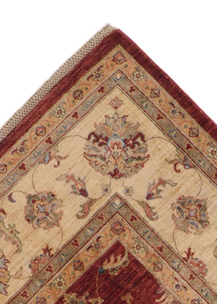 8' 10 x 12' 5 Hand Knotted Pershawar Ziegler Rug
