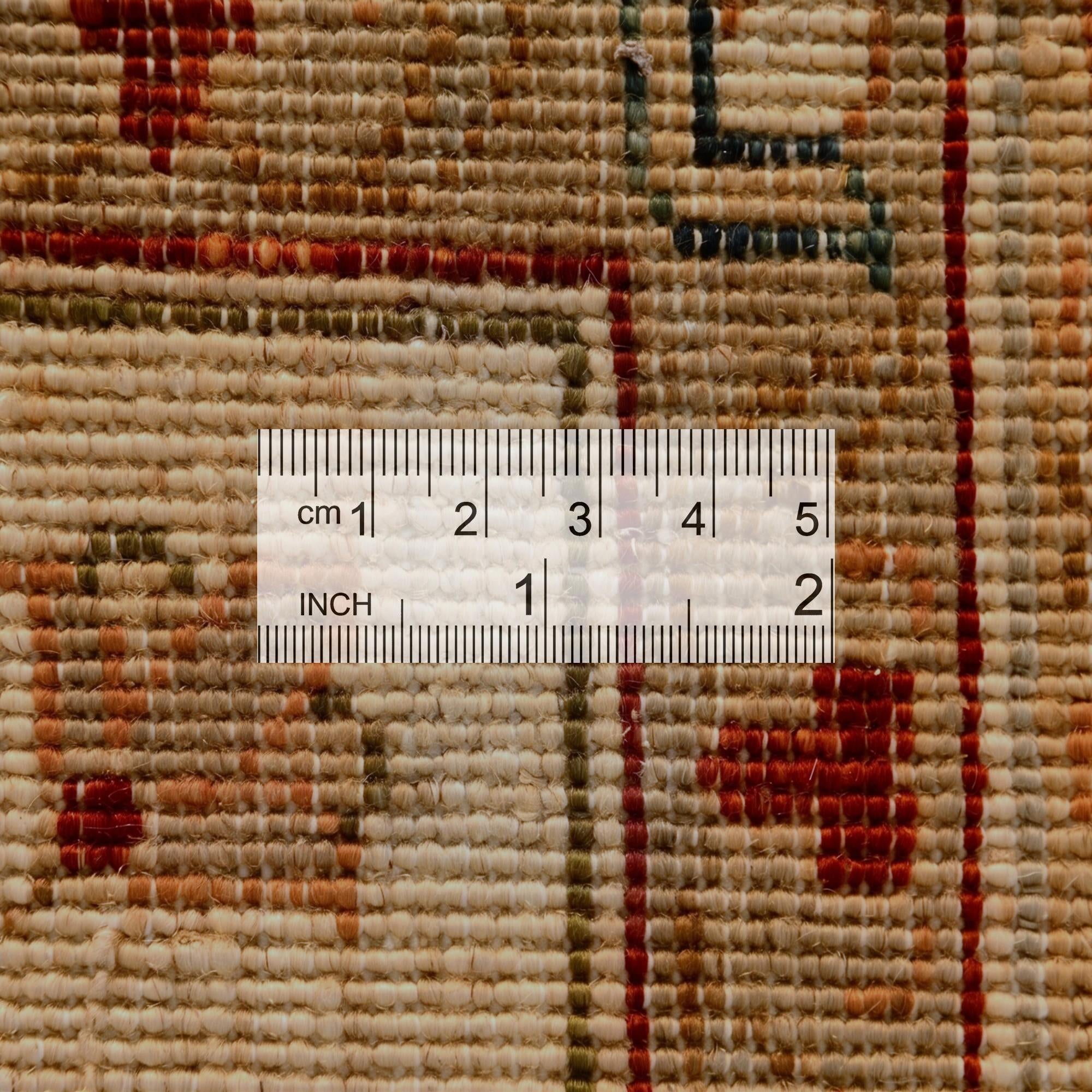 8' 10 x 12' 5 Hand Knotted Pershawar Ziegler Rug