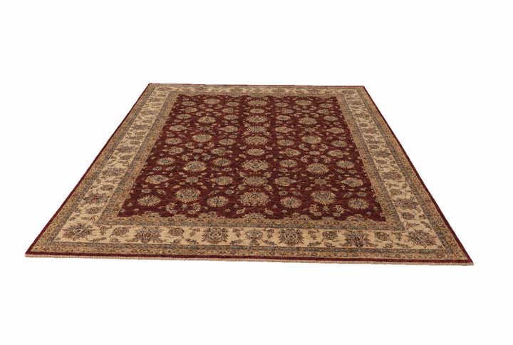 8' 4 x 11' 3 Hand Knotted Pershawar Ziegler Rug
