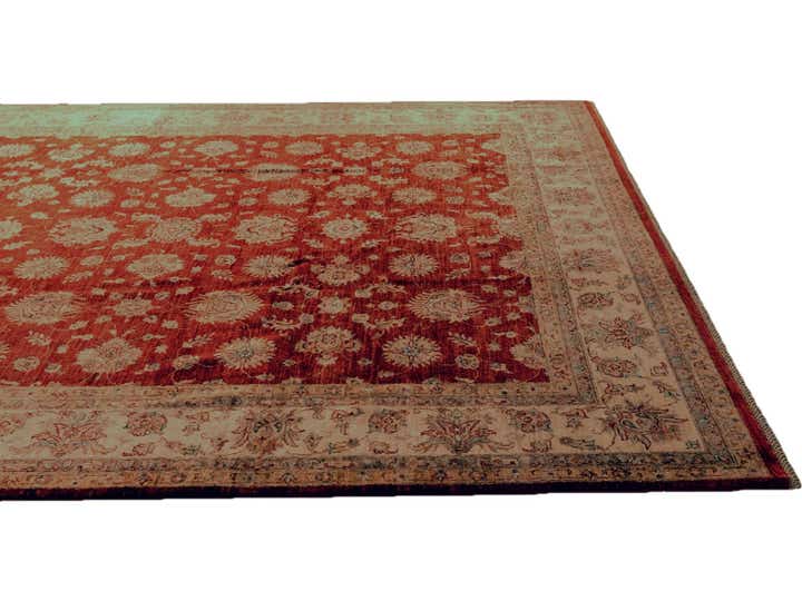 8' 4 x 11' 3 Hand Knotted Pershawar Ziegler Rug