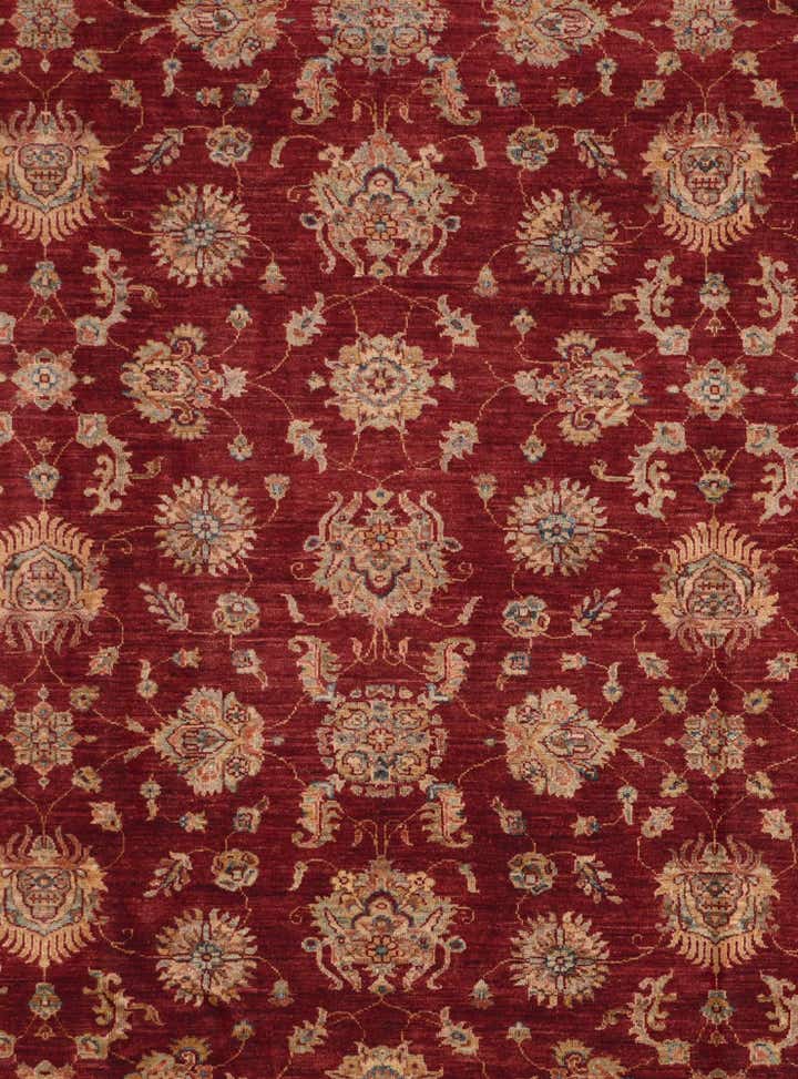 8' 4 x 11' 3 Hand Knotted Pershawar Ziegler Rug