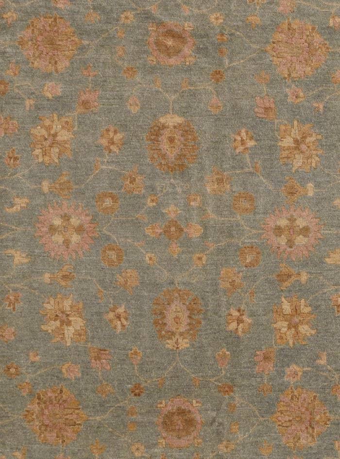 Detail image of 8' 11 x 11' 7 Hand Knotted Peshawar Ziegler Rug