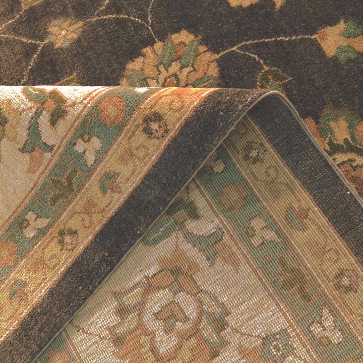 9' 2 x 12' Hand Knotted Peshawar Ziegler Rug