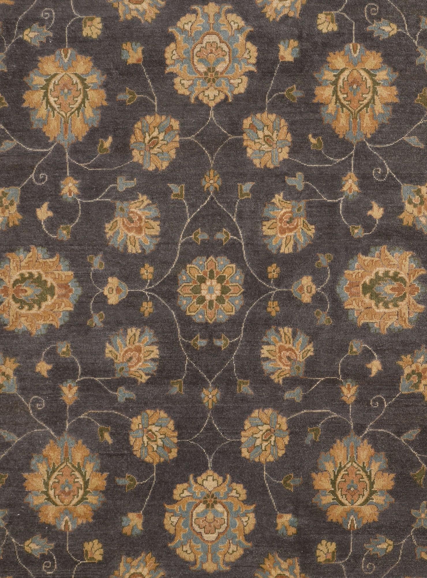 9' 2 x 12' Hand Knotted Peshawar Ziegler Rug