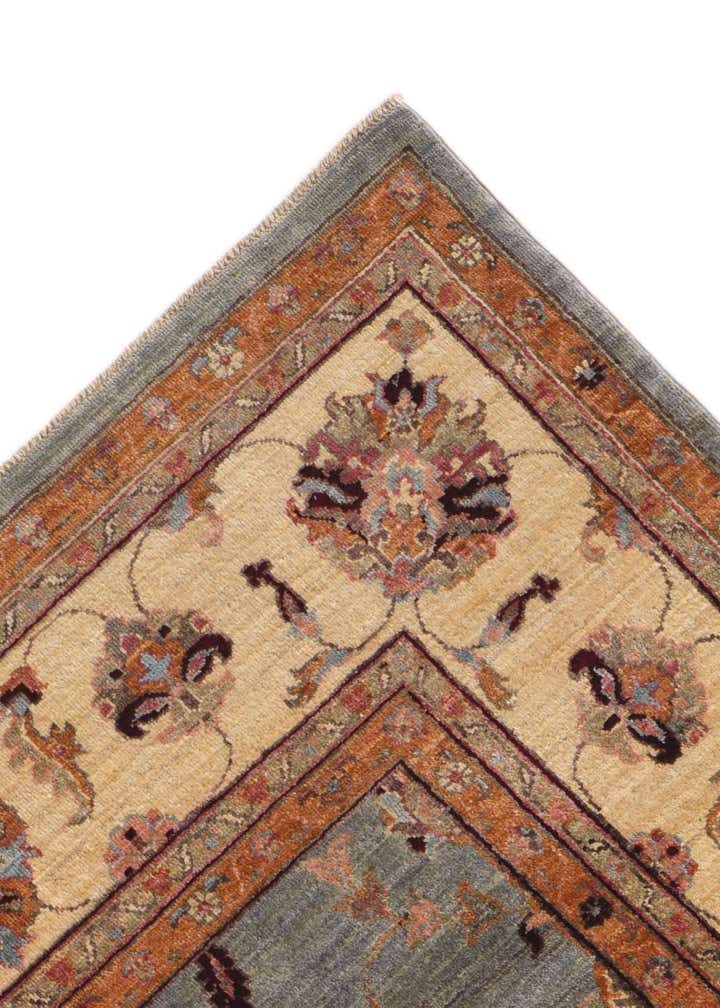 8' 1 x 9' 7 Hand Knotted Peshawar Ziegler Rug