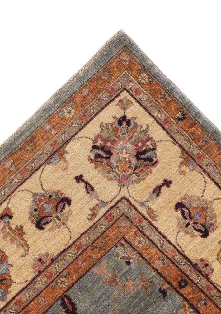 8' 1 x 9' 7 Hand Knotted Peshawar Ziegler Rug
