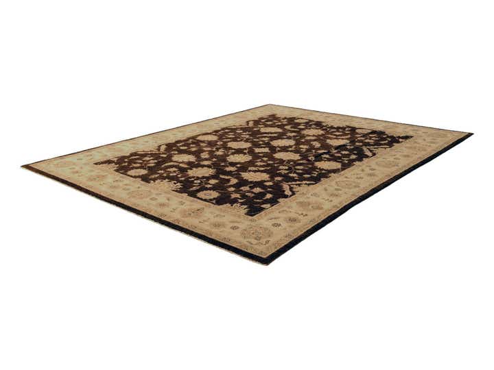 7' 10 x 10' Hand Knotted Peshawar Ziegler Rug