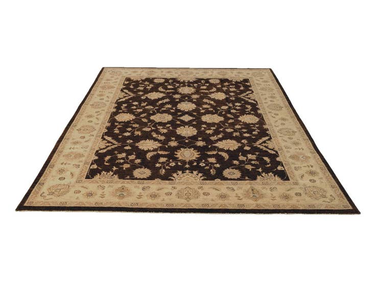 Detail image of 7' 10 x 10' Hand Knotted Peshawar Ziegler Rug