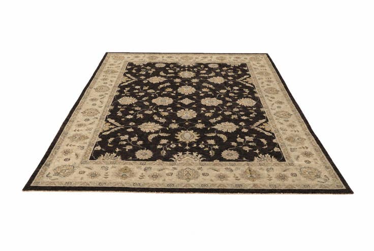 Detail image of 7' 10 x 10' Hand Knotted Peshawar Ziegler Rug