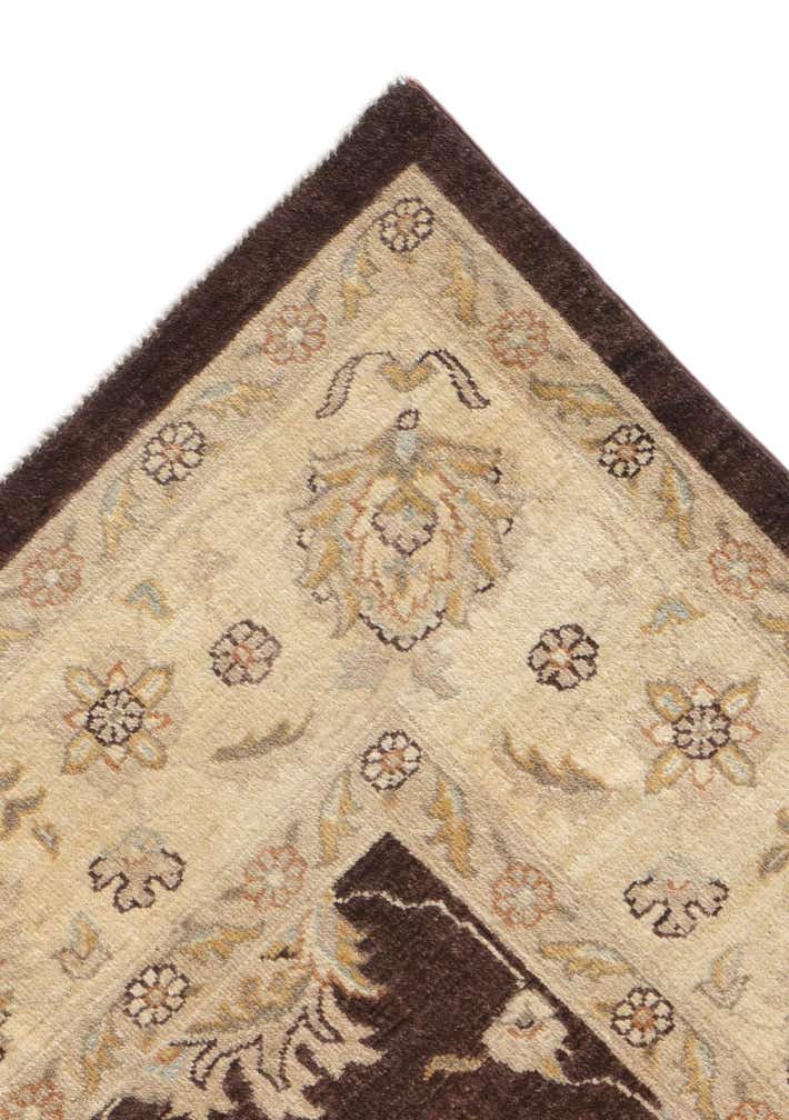 7' 10 x 10' Hand Knotted Peshawar Ziegler Rug