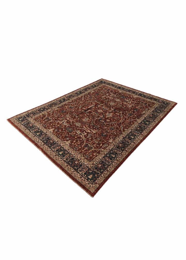 9' x 12' Hand Knotted Peshawar Ziegler Rug