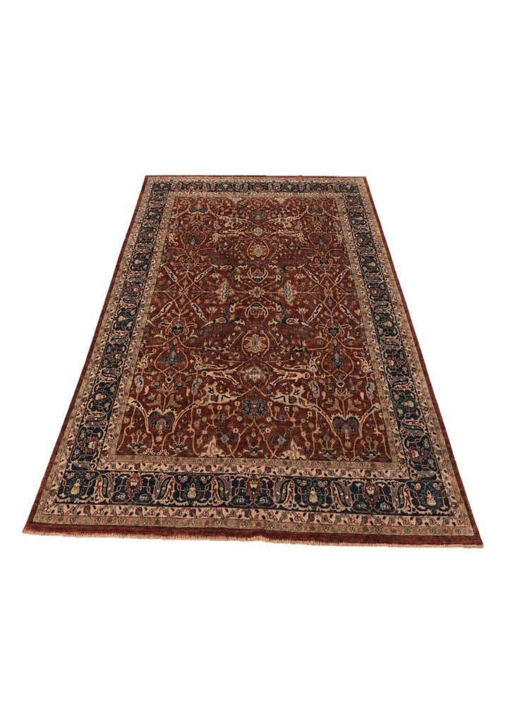 9' x 12' Hand Knotted Peshawar Ziegler Rug