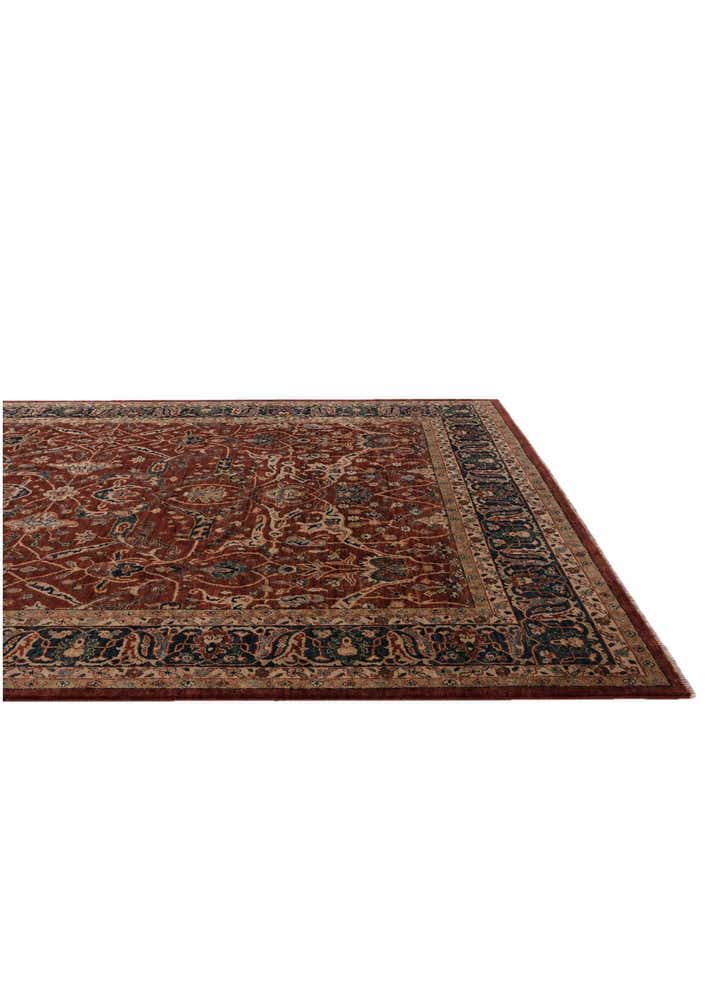 9' x 12' Hand Knotted Peshawar Ziegler Rug