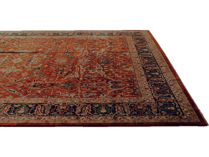 Detail image of 9' x 12' Hand Knotted Peshawar Ziegler Rug