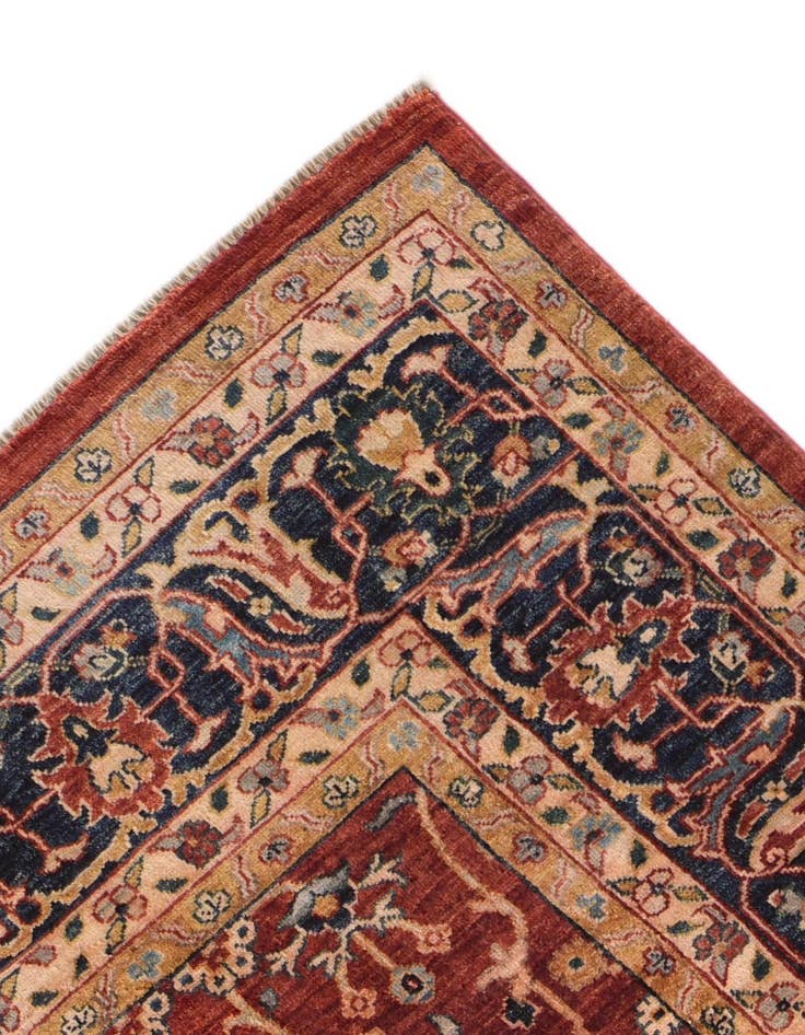 Detail image of 9' x 12' Hand Knotted Peshawar Ziegler Rug