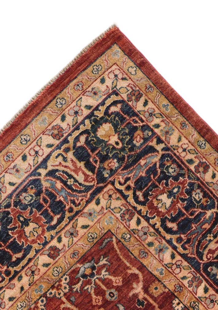 9' x 12' Hand Knotted Peshawar Ziegler Rug