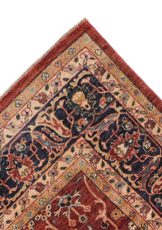 Detail image of 9' x 12' Hand Knotted Peshawar Ziegler Rug