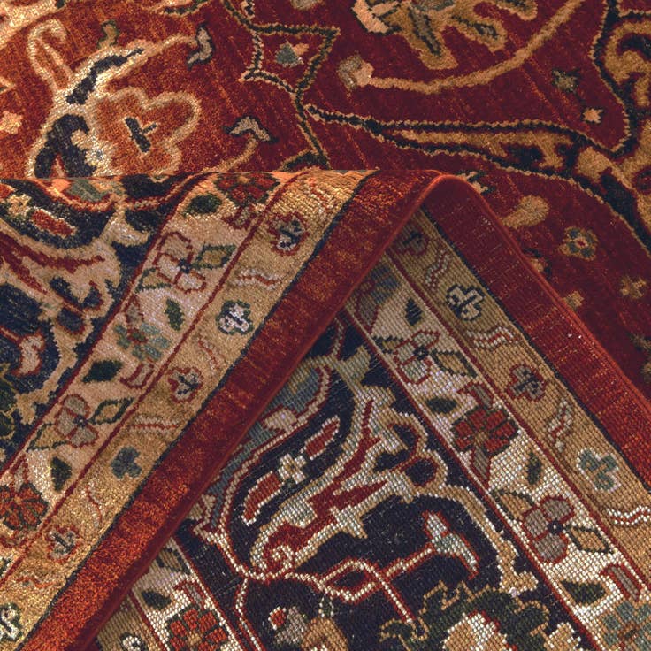 Detail image of 9' x 12' Hand Knotted Peshawar Ziegler Rug