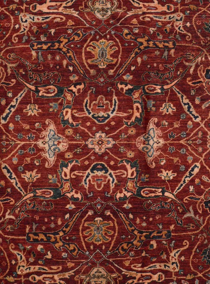 9' x 12' Hand Knotted Peshawar Ziegler Rug