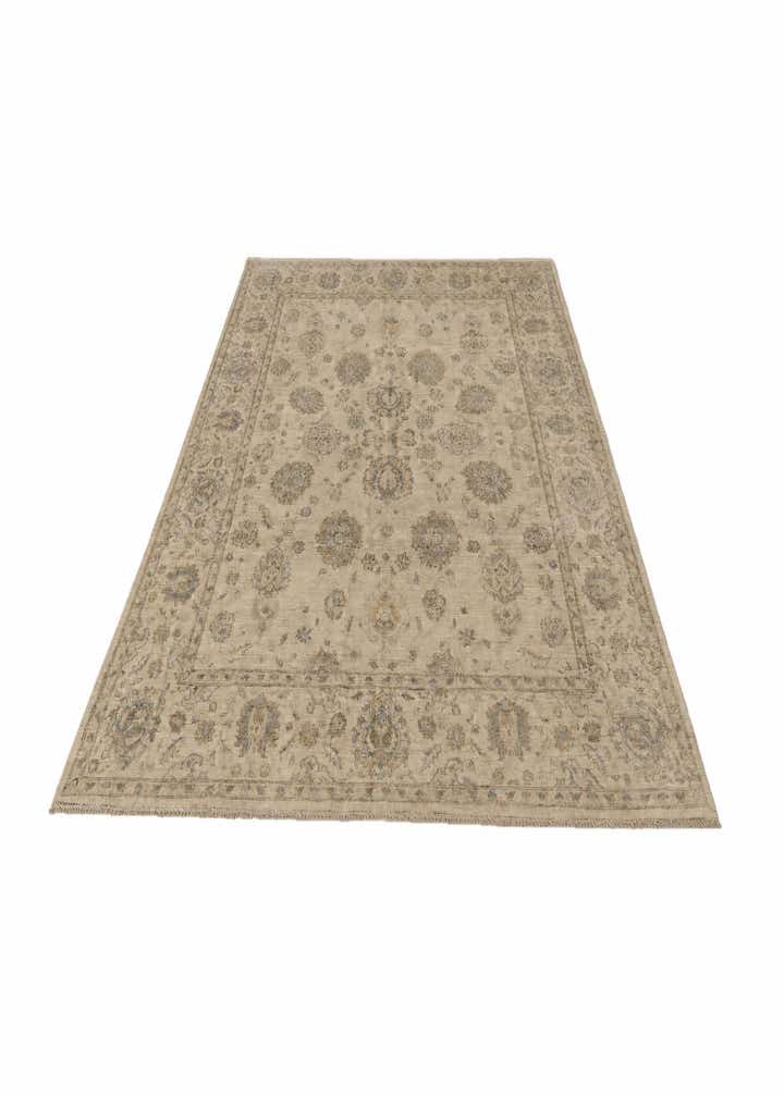 8' x 11' 8 Hand Knotted Peshawar Ziegler Rug