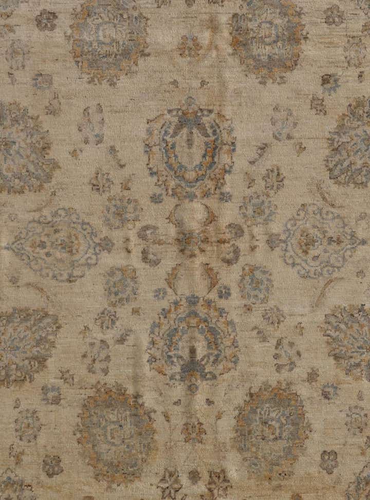 8' x 11' 8 Hand Knotted Peshawar Ziegler Rug