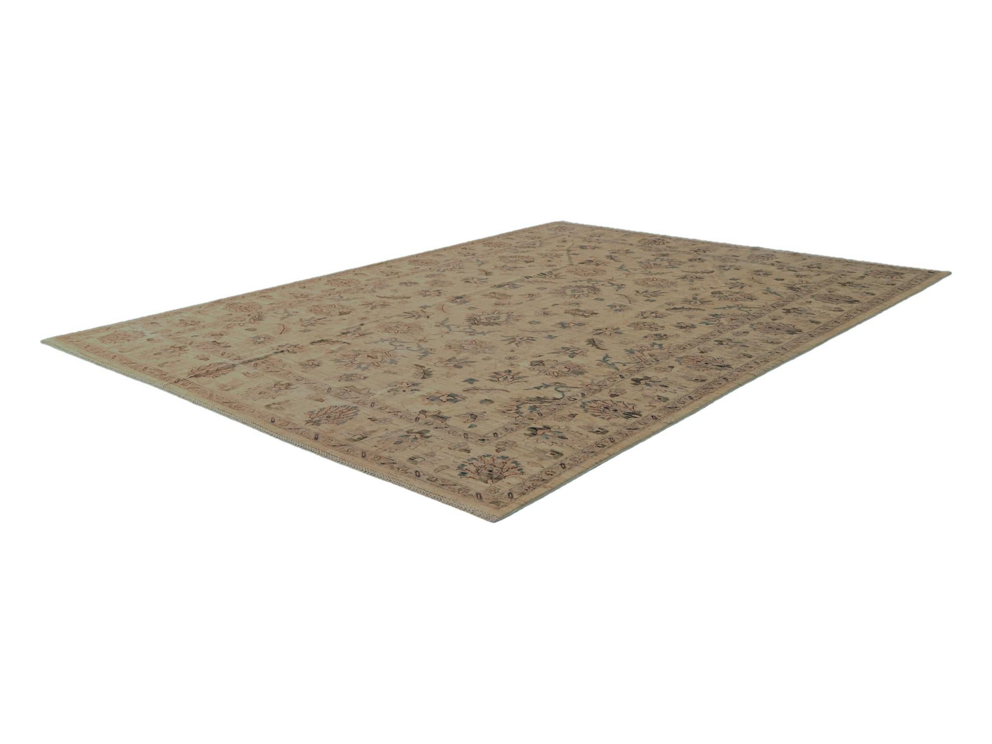 8' 4 x 11' 3 Hand Knotted Peshawar Ziegler Rug