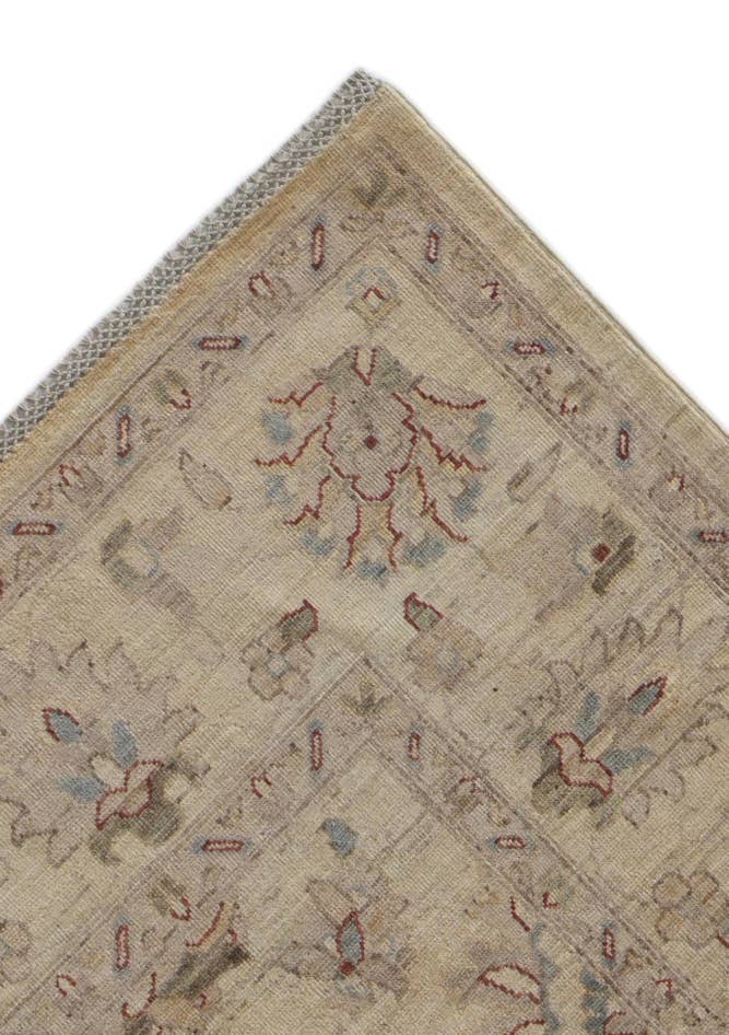 Detail image of 8' 4 x 11' 3 Hand Knotted Peshawar Ziegler Rug