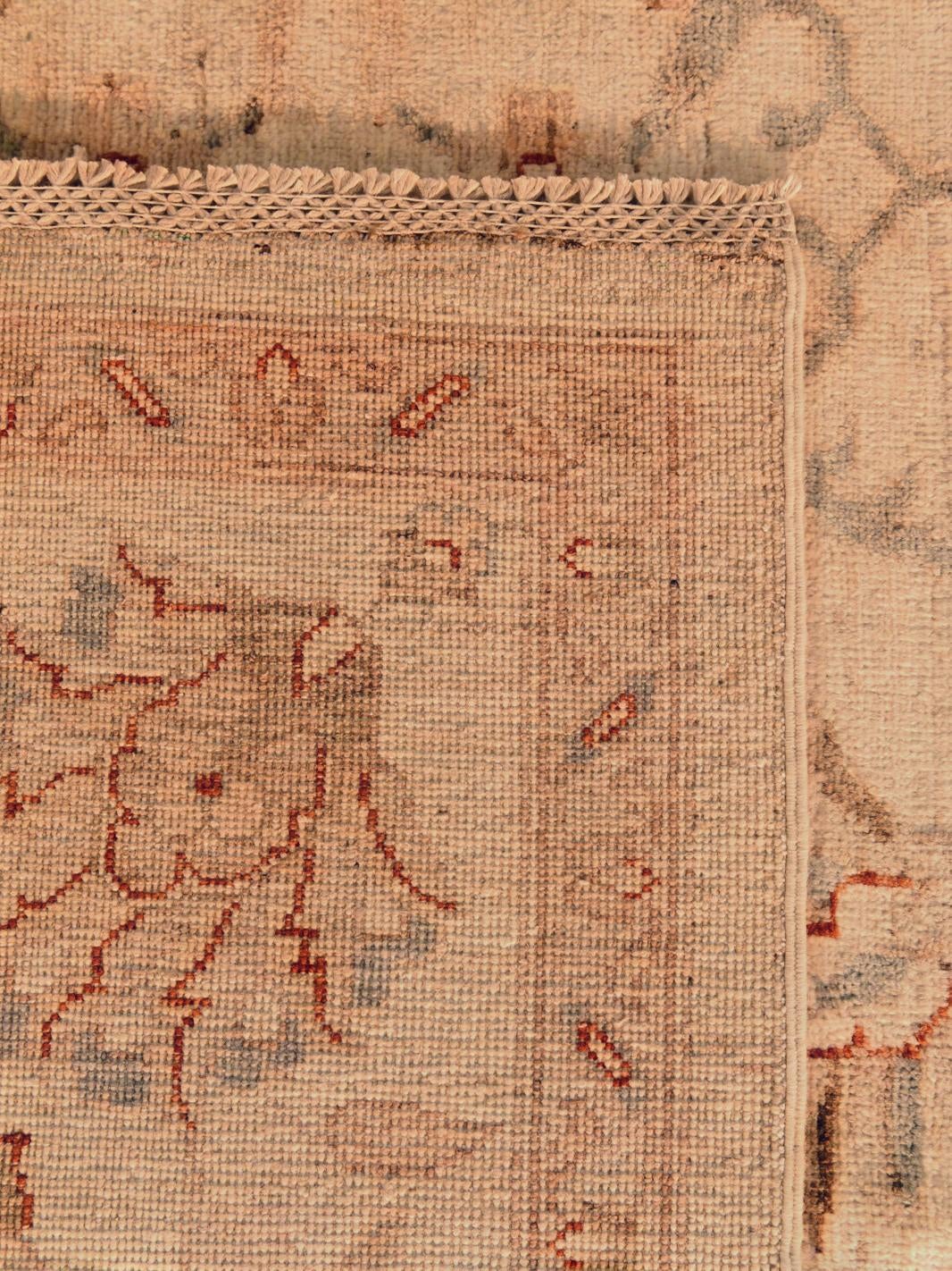 8' 4 x 11' 3 Hand Knotted Peshawar Ziegler Rug