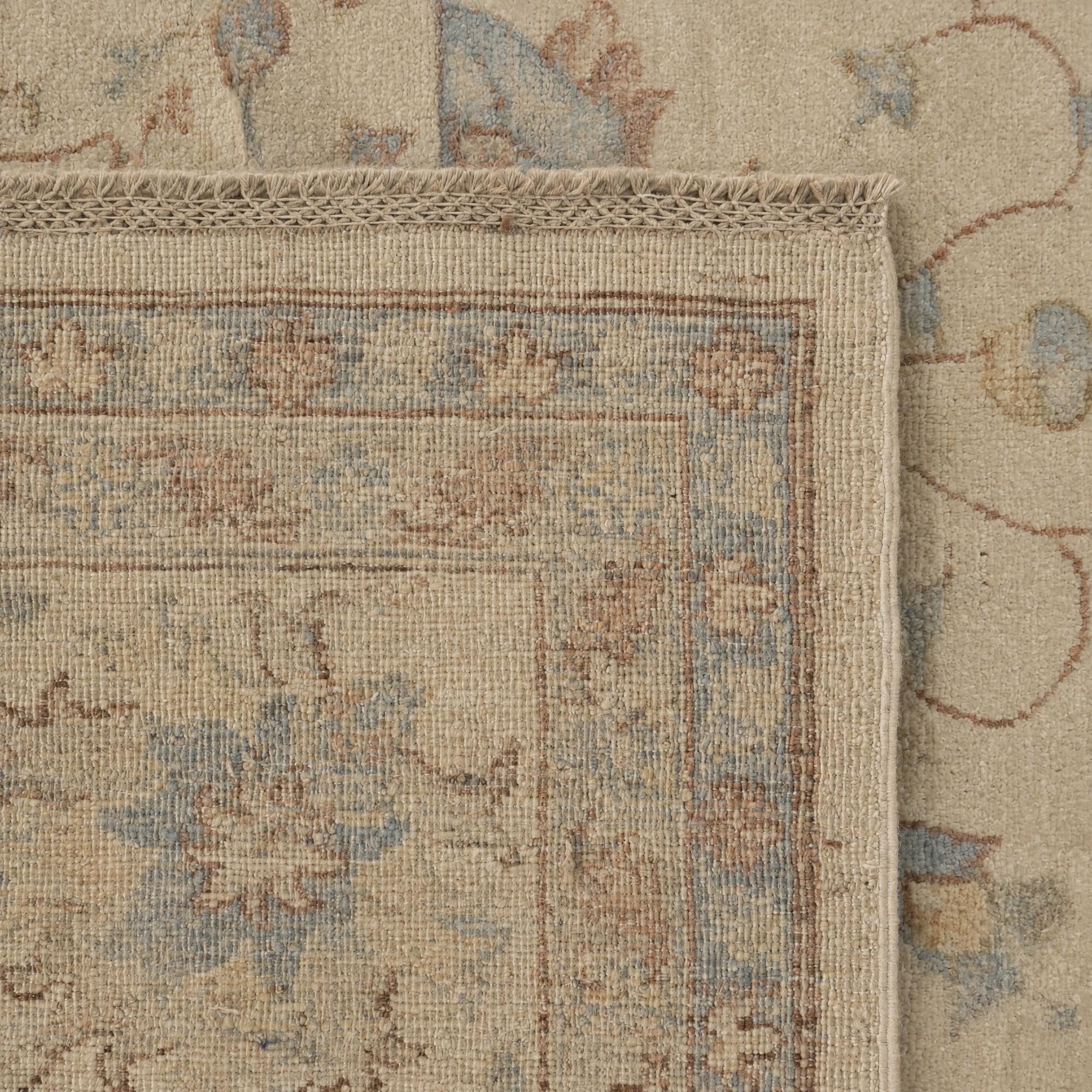 8' 5 x 11' 6 Hand Knotted Peshawar Ziegler Rug