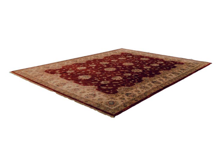 Detail image of 8' 5 x 10' 6 Hand Knotted Peshawar Ziegler Rug
