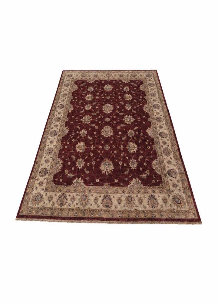 8' 5 x 10' 6 Hand Knotted Peshawar Ziegler Rug