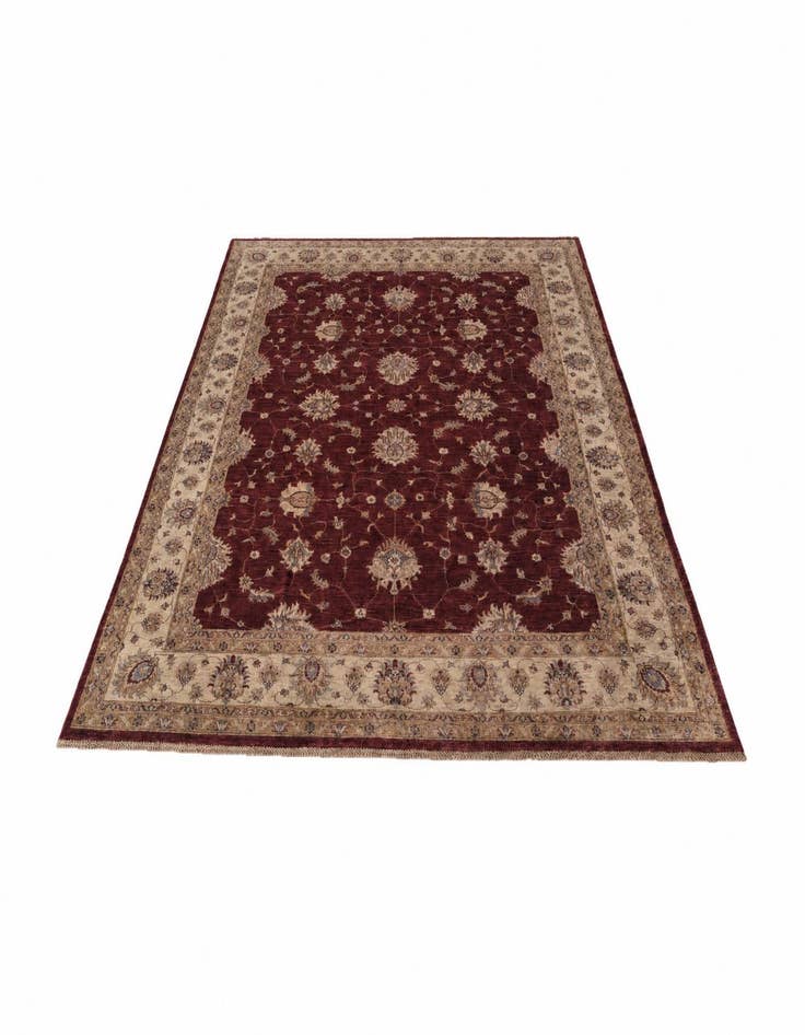 Detail image of 8' 5 x 10' 6 Hand Knotted Peshawar Ziegler Rug