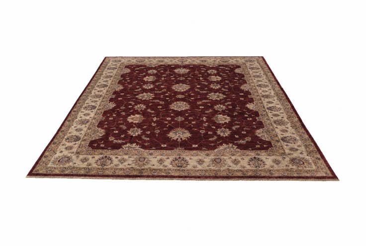 Detail image of 8' 5 x 10' 6 Hand Knotted Peshawar Ziegler Rug
