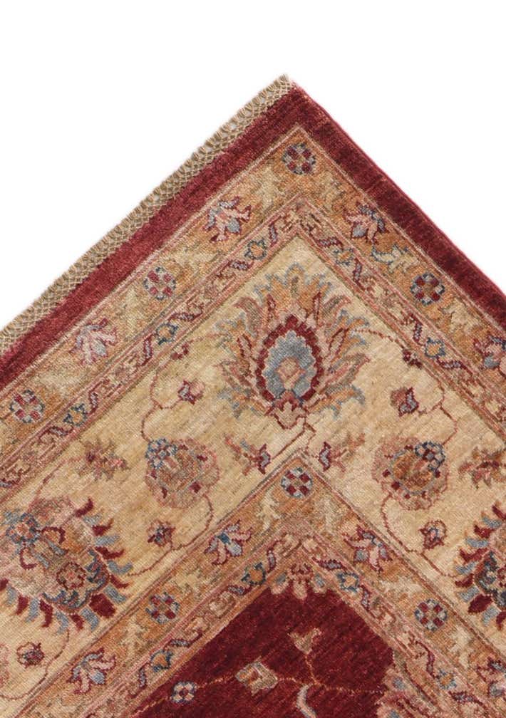 8' 5 x 10' 6 Hand Knotted Peshawar Ziegler Rug